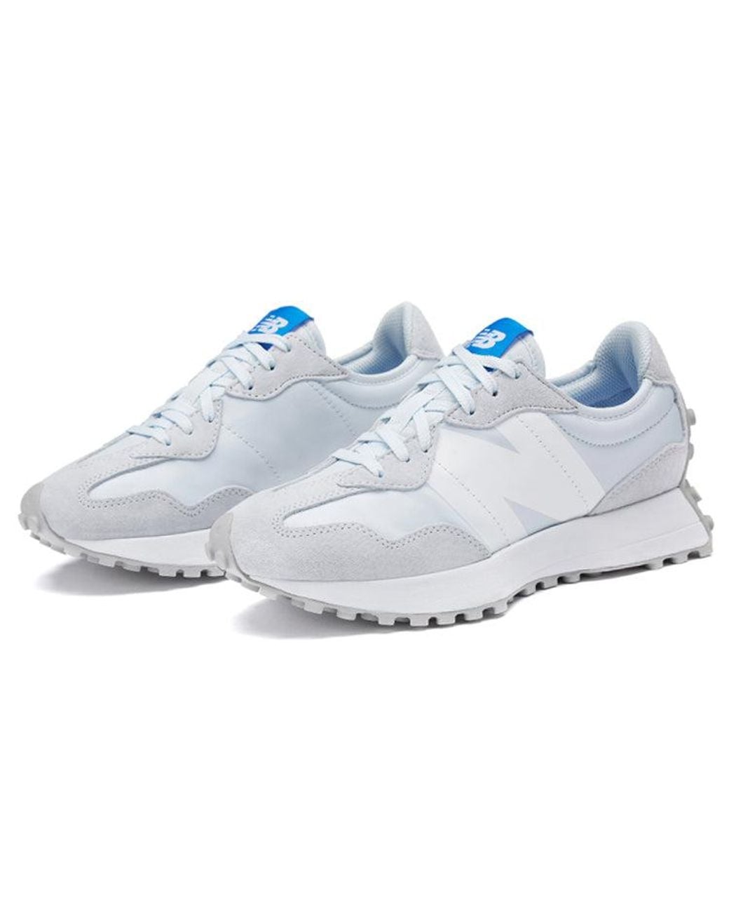 New Balance White (Wmns) 327 Sea Smoke'