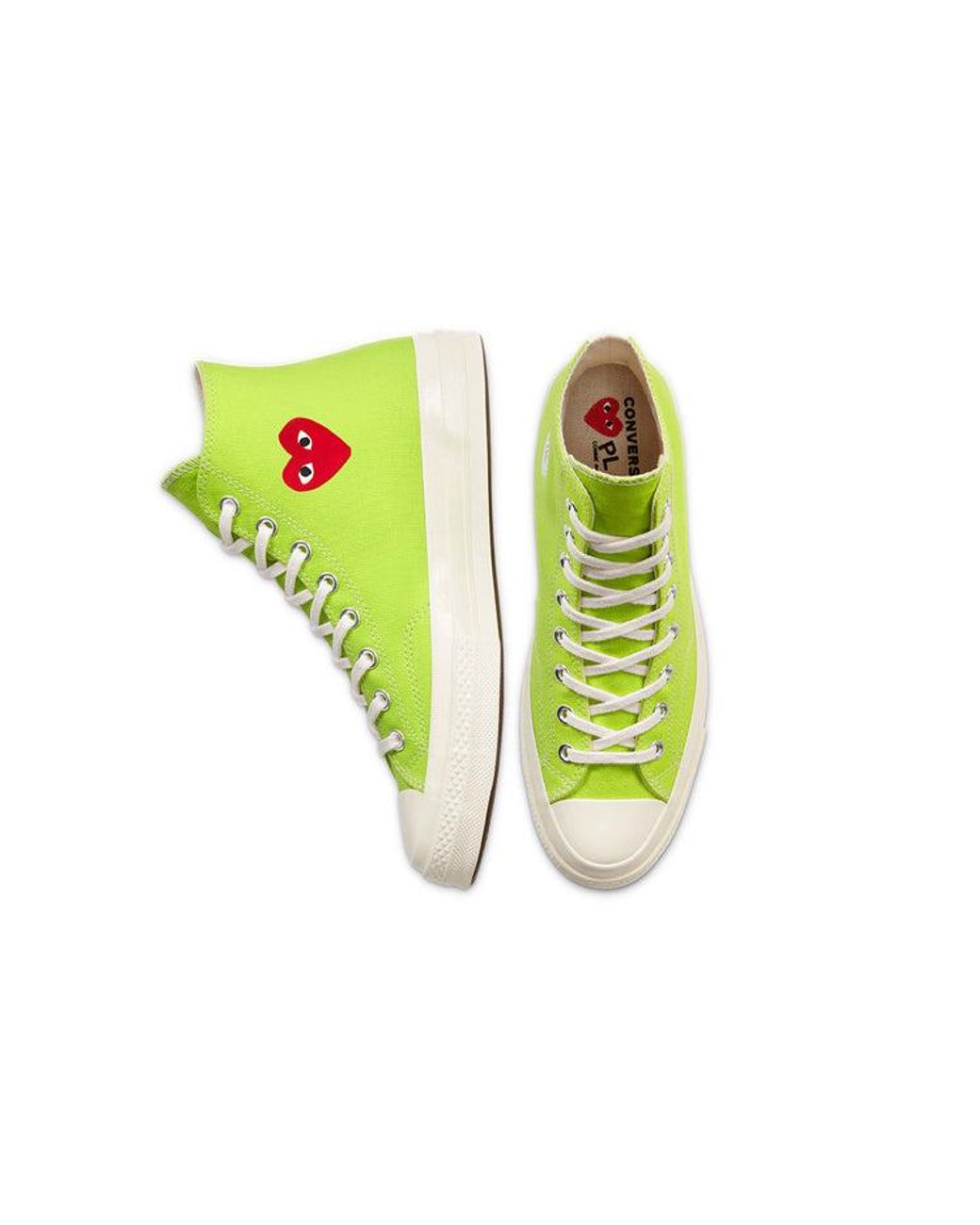 Converse Green X Comme Des Garcons Play Chuck 70 High 'Bright' for men