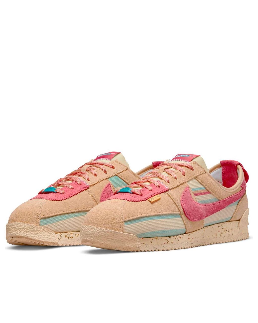 Nike Pink Union X Cortez Yellow/brown for men