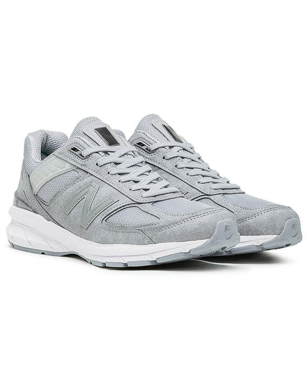 New Balance White 990V5 Made for men