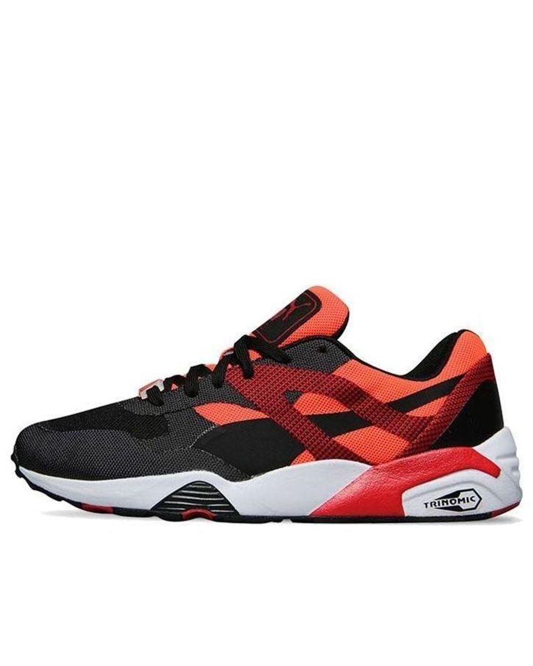PUMA Red R698 Progressive Lace Up Running Shoes for men