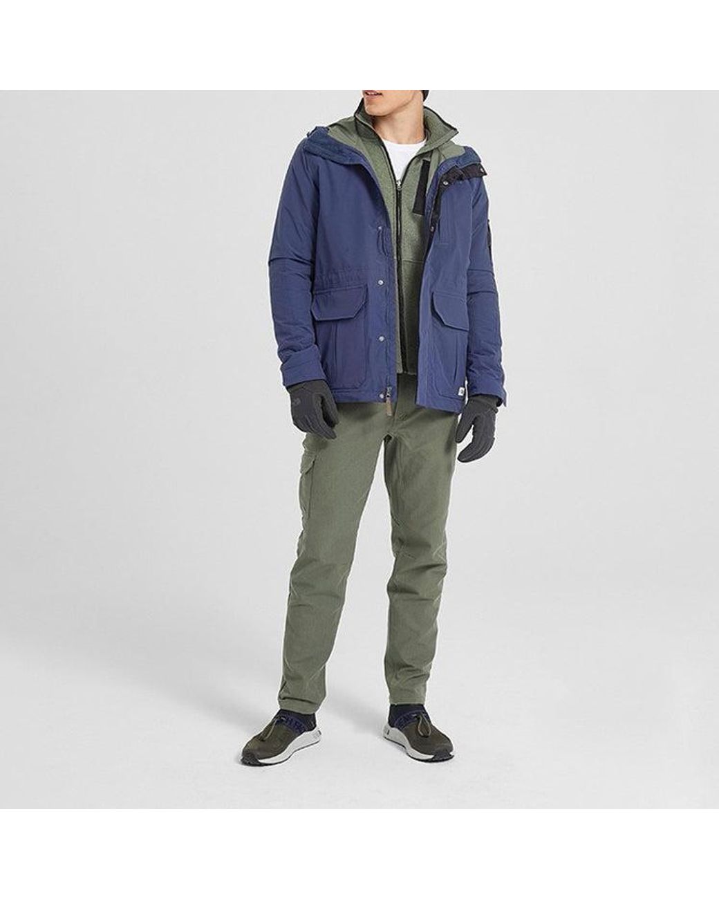 The North Face Blue Waterproof Jacket for men