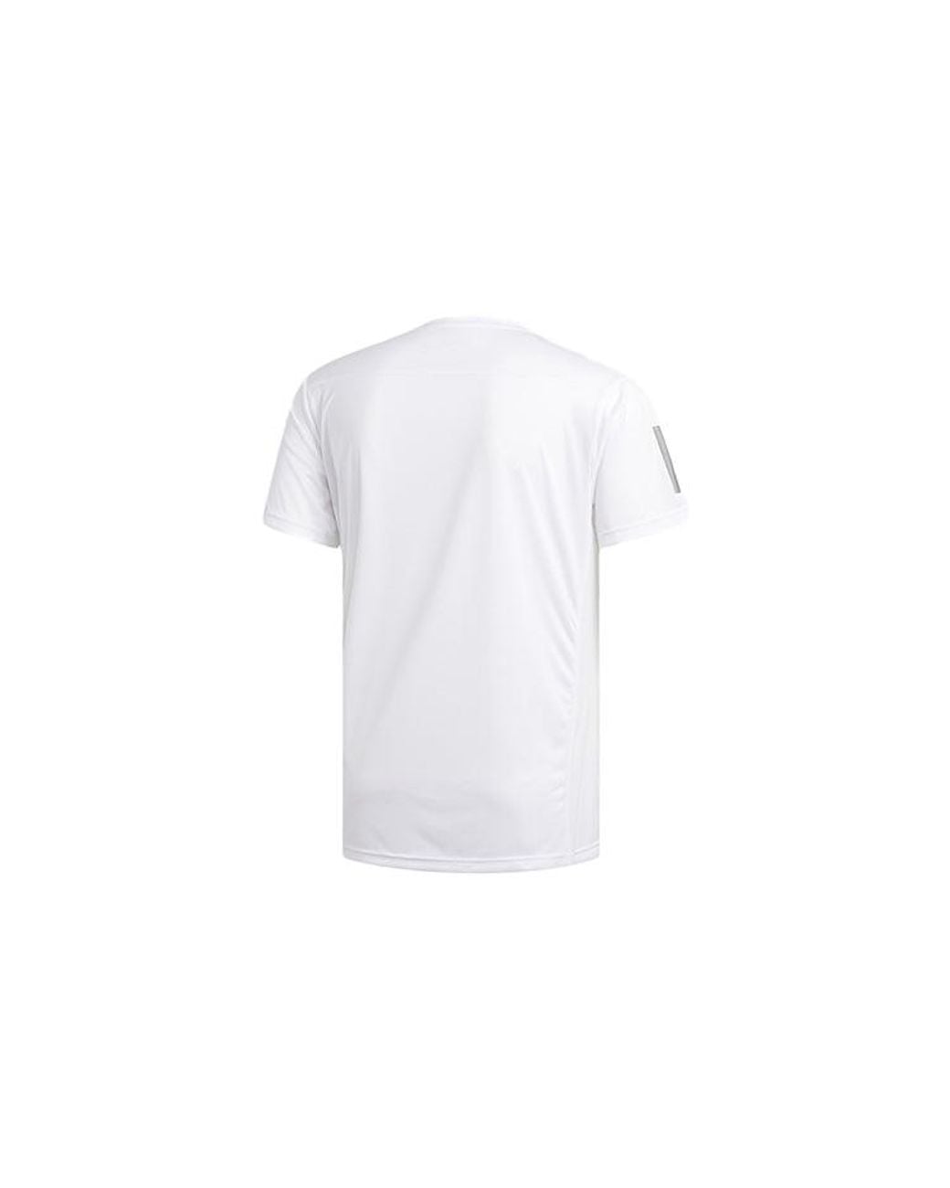 Adidas White Own The Run Tee Running Short Sleeve for men