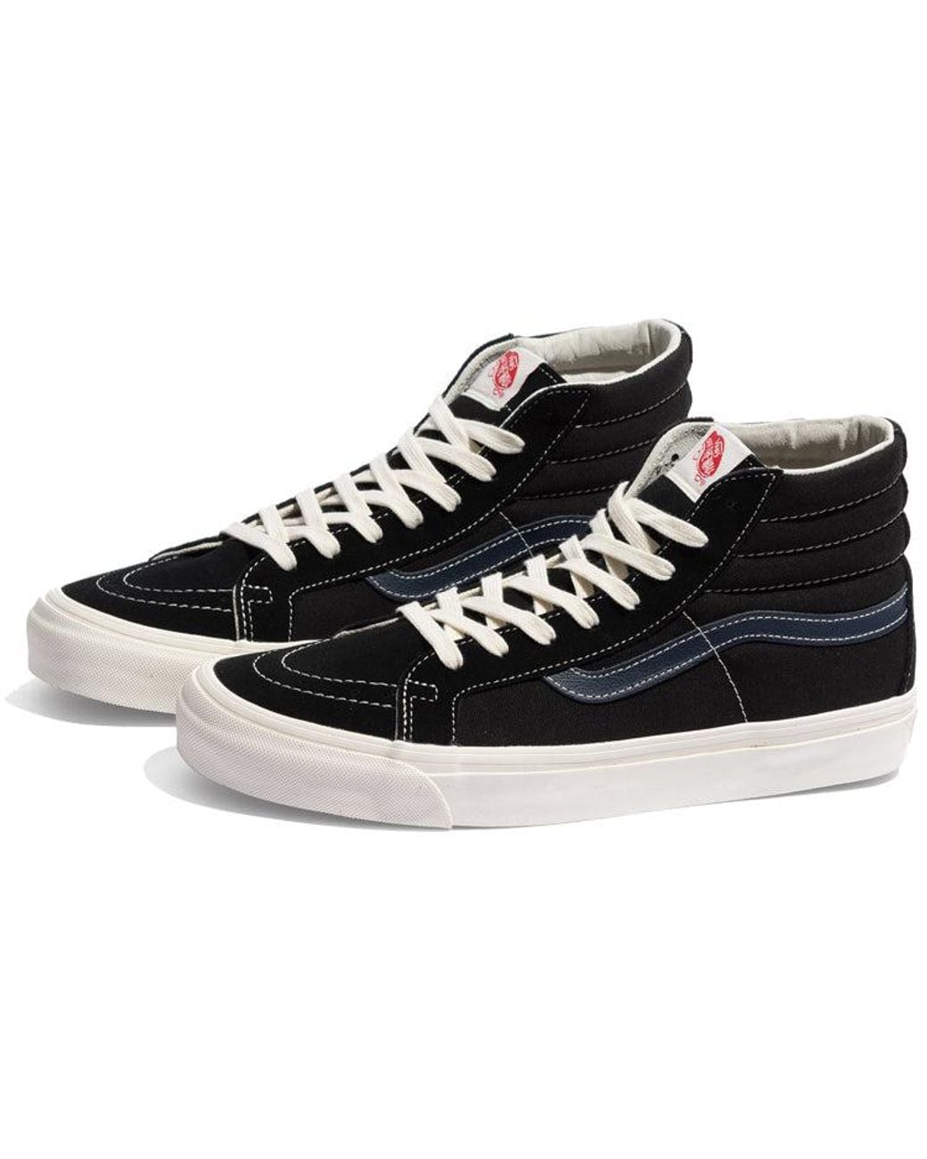Vans Black Sk8-Hi Lx Suede Canvas Dress' for men