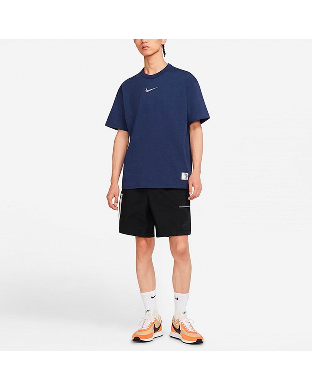 Nike Blue Great Unity Ss Tee Sports Short Sleeve for men