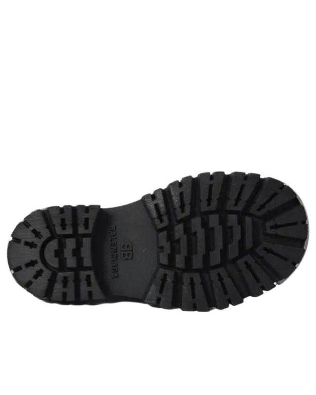 Balenciaga Black Tractor Loafer for men