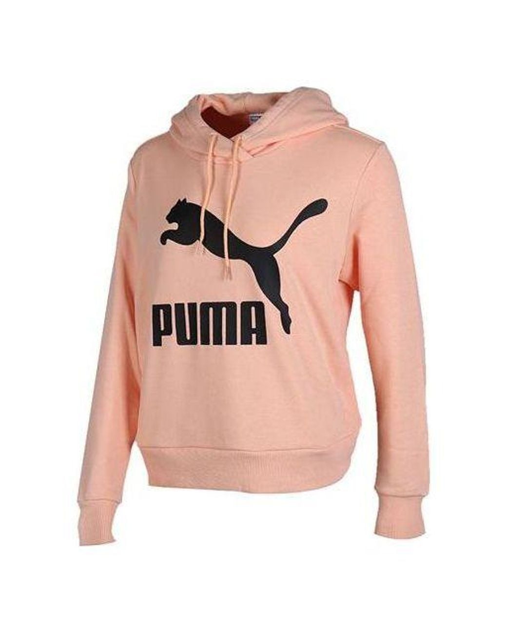 PUMA Pink (Wmns) Classics Logo Hoodie