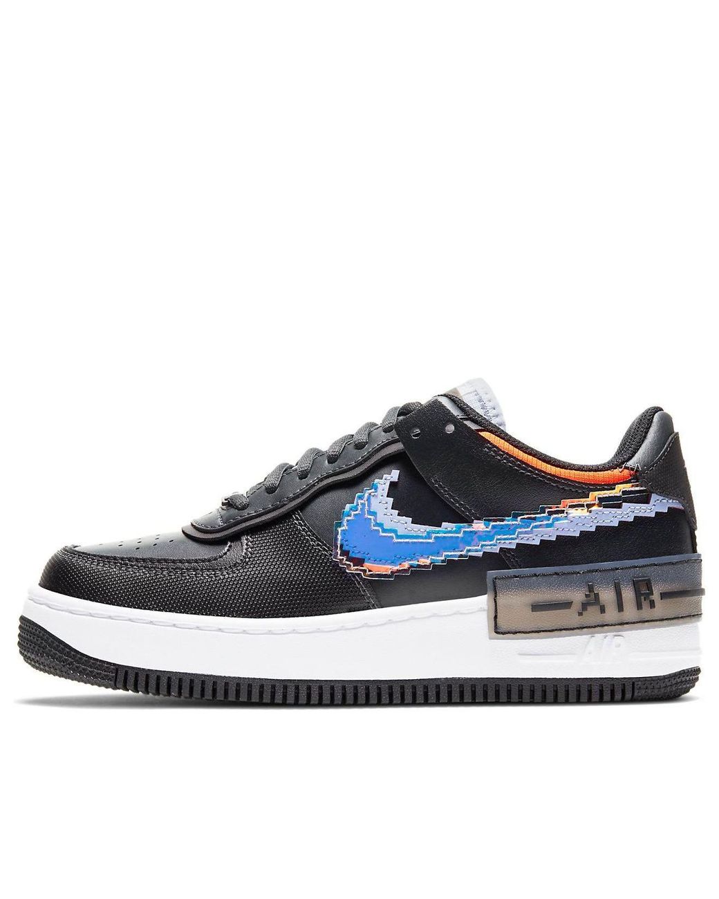 Nike Blue (Wmns) Air Force 1 Shadow Se 'Pixel Swoosh