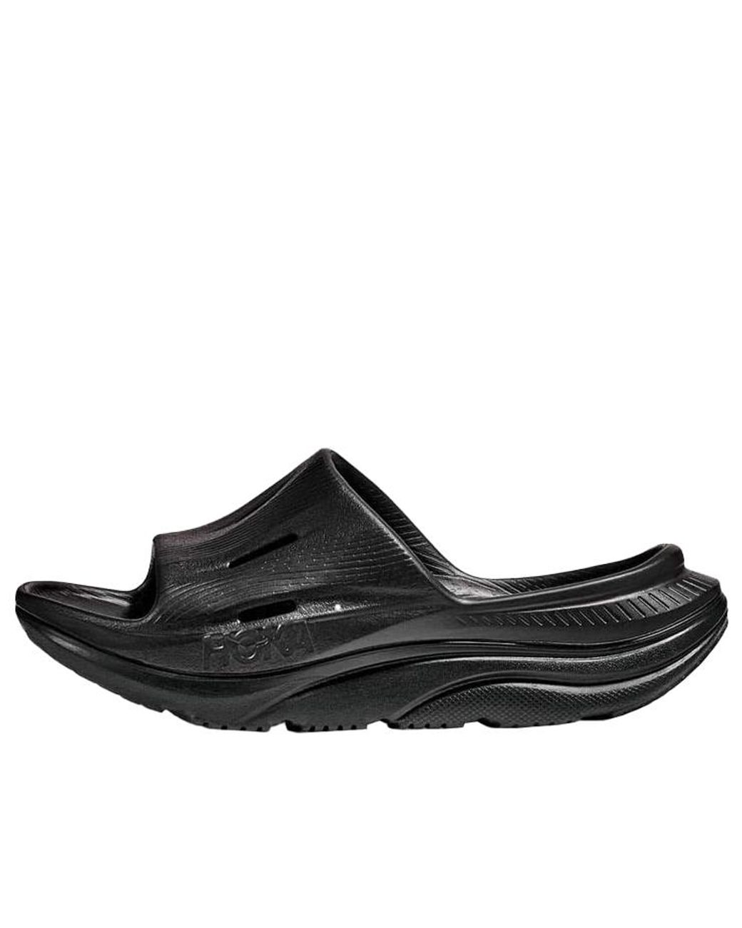 Hoka One One Black Ora Recovery Slide 3 for men