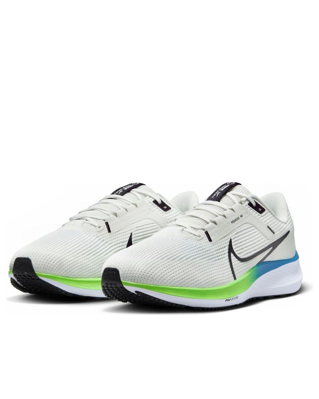 Nike White Air Zoom Pegasus 40 Extra Wide 'Platinum Tint Strike' for men