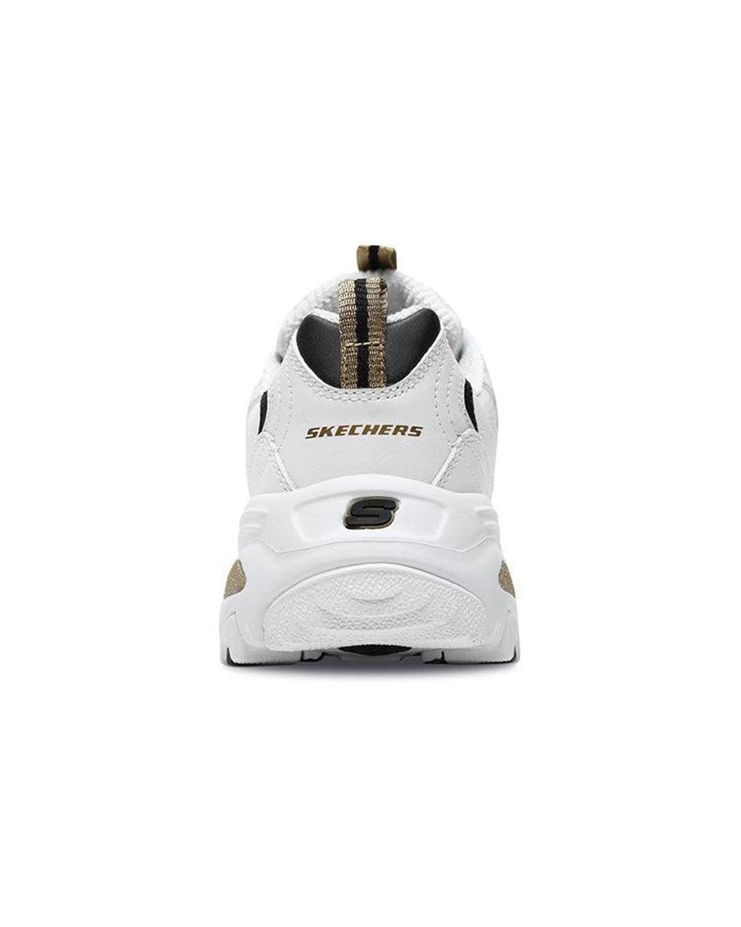 Skechers White (Wmns) D'Lites Low Dad Shoes Gs