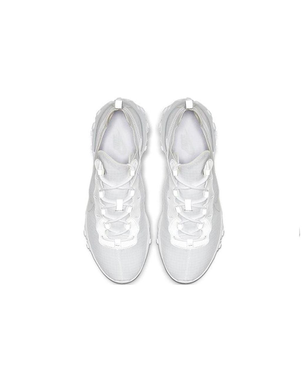 Nike White React Element 55 'Pure Platinum' for men