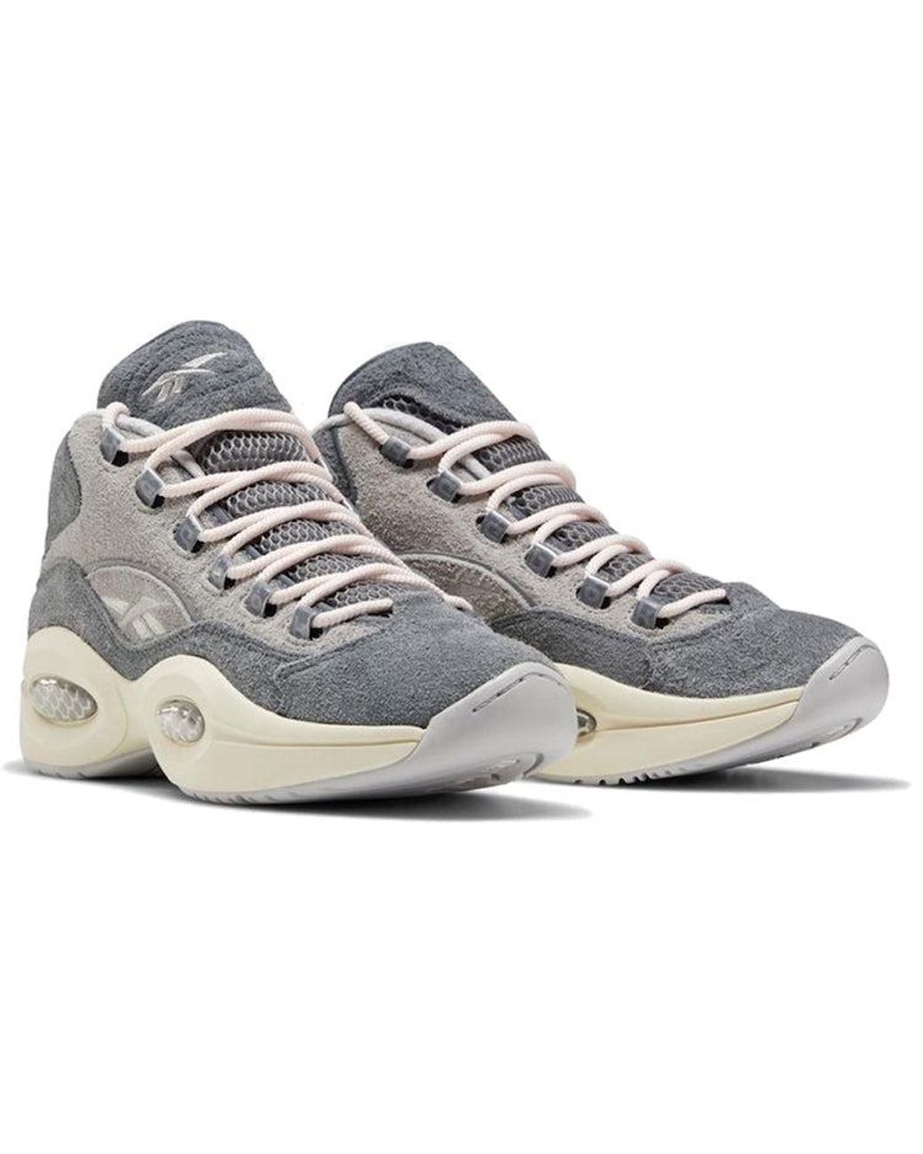 Reebok Blue Question Mid Suede' for men
