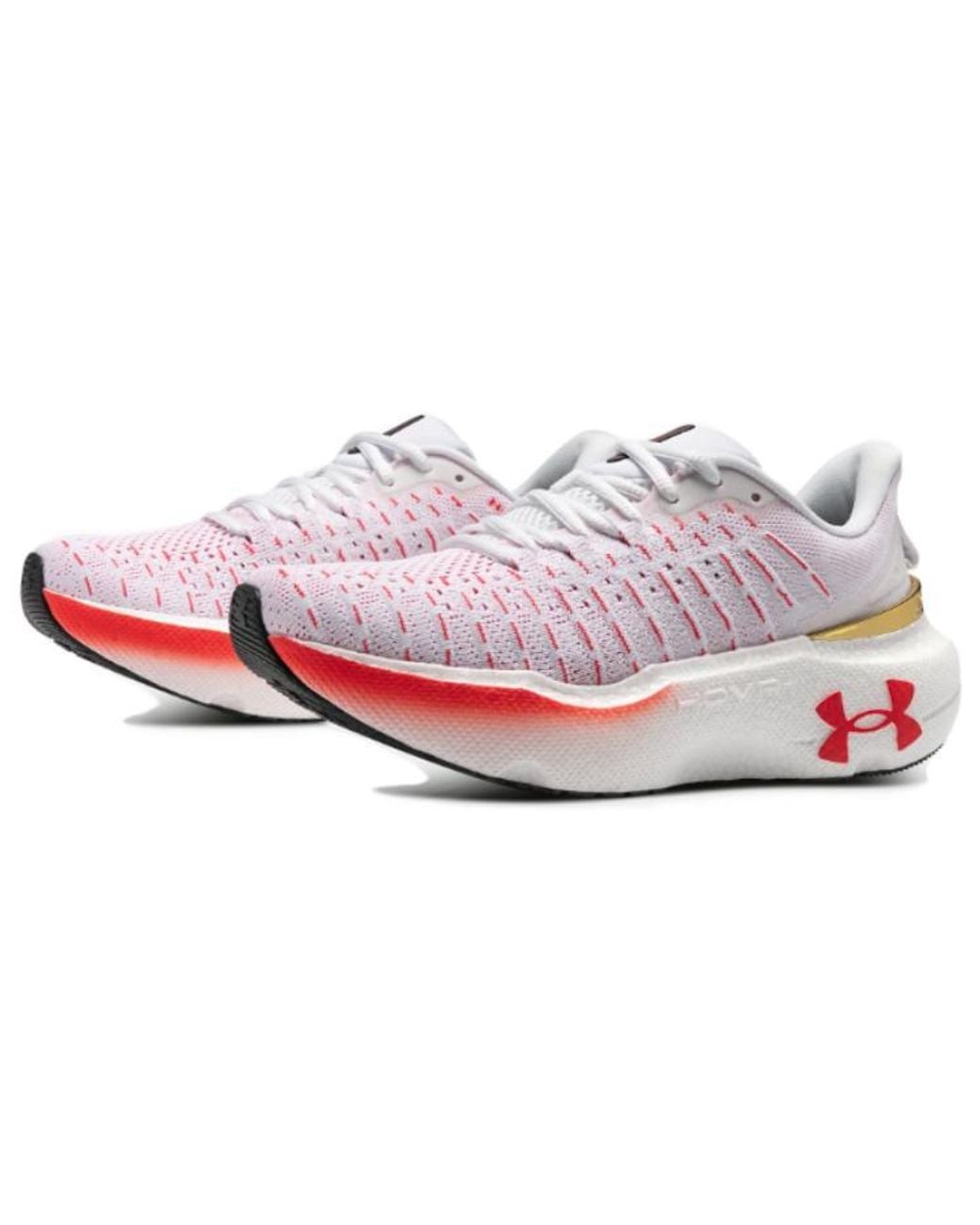 Under Armour White (Wmns) Hovr Infinite Elite Shoes Metallic'