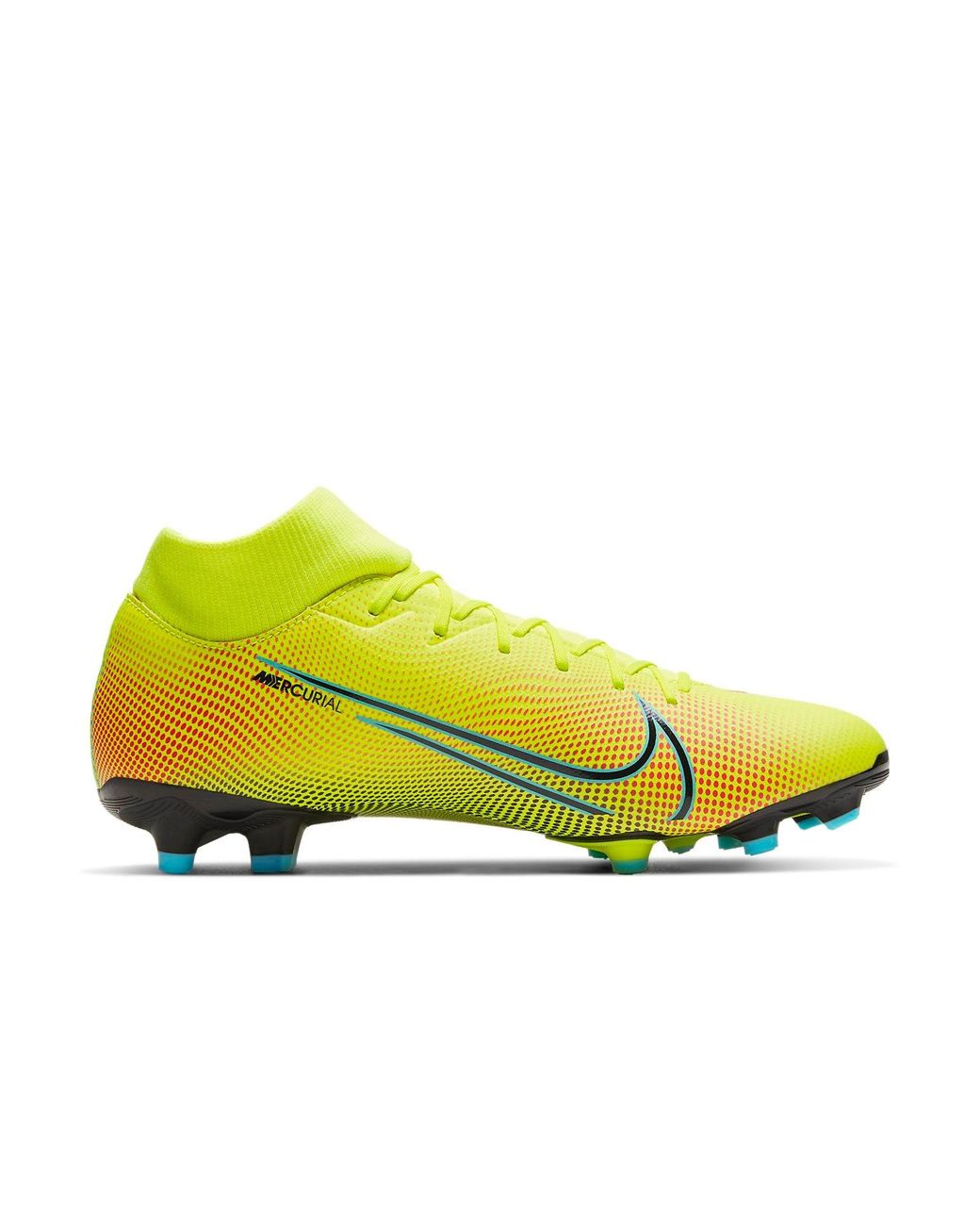 Nike Green Mercurial Superfly 7 Academy Mds Mg 'Lemon Venom Aurora' for men
