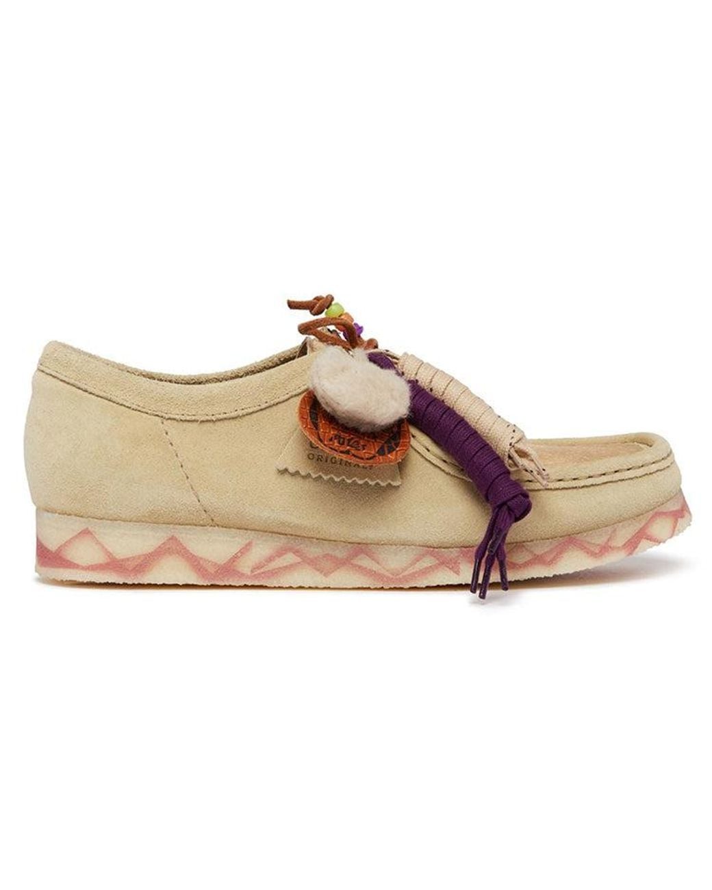 Clarks Natural (Wmns) X Aries Wallabee 'Maple Combination'