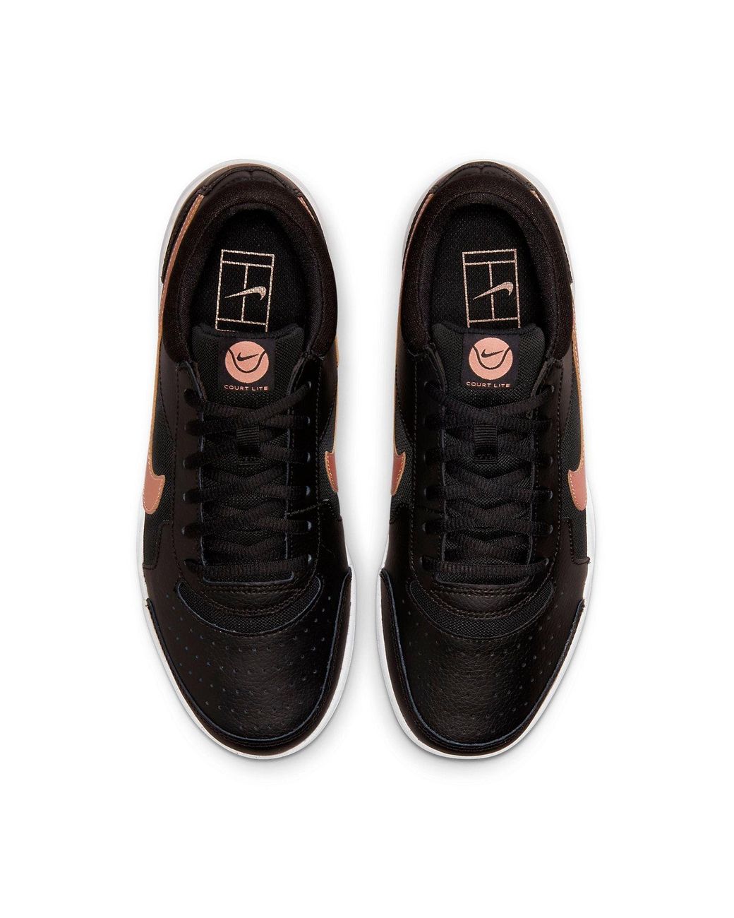 Nike Black (Wmns) Court Zoom Lite 3 Metallic Bronze'