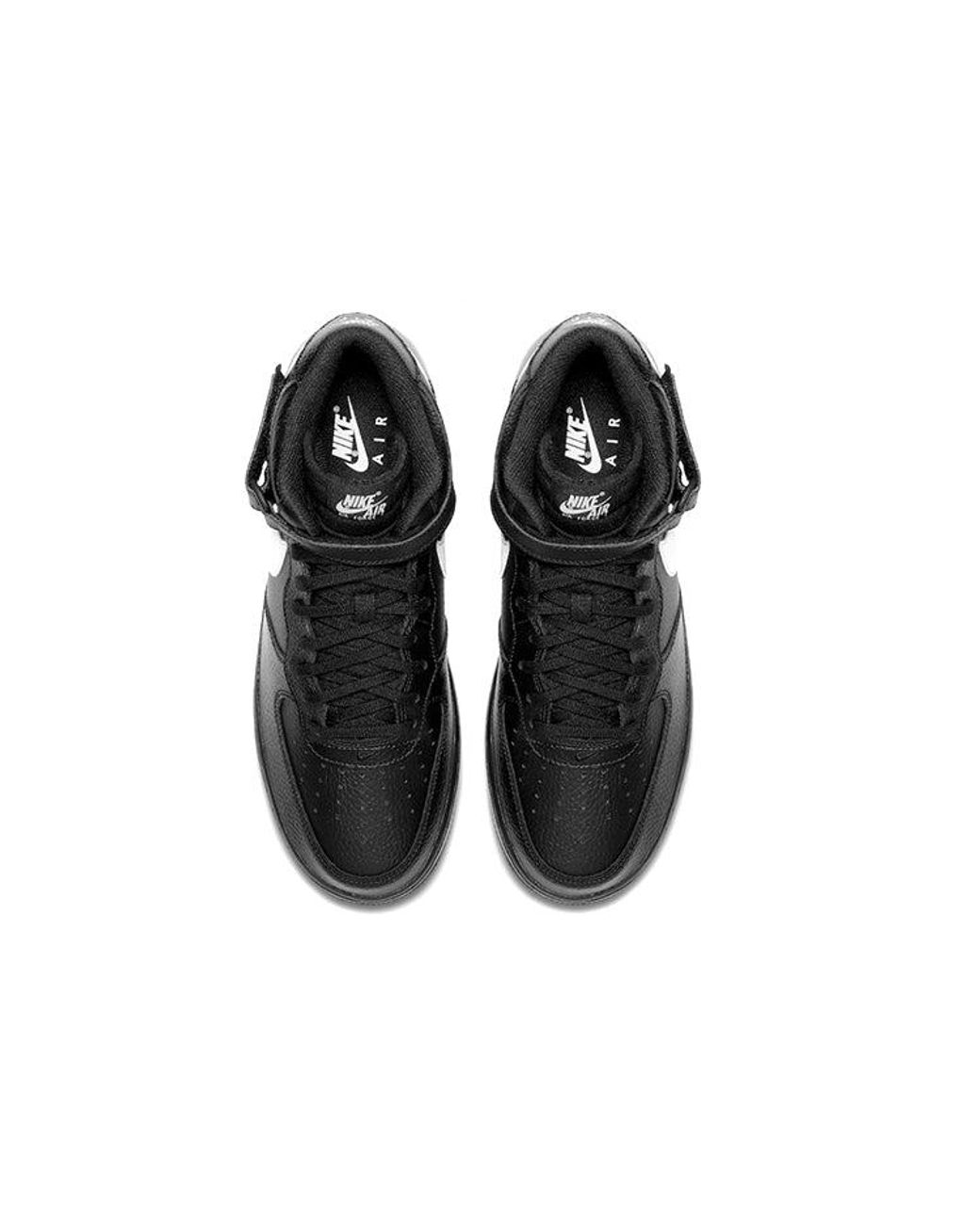 Nike Black Air Force 1 Mid '07 Sail' for men