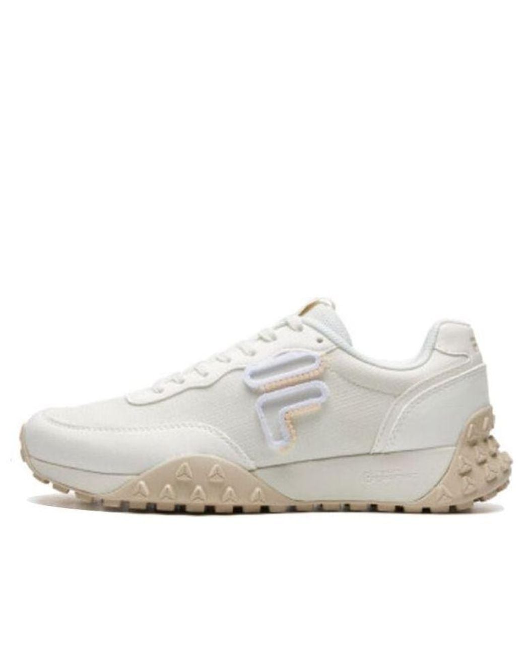 Fila White (Wmns) Pacer Low Top Running Shoes