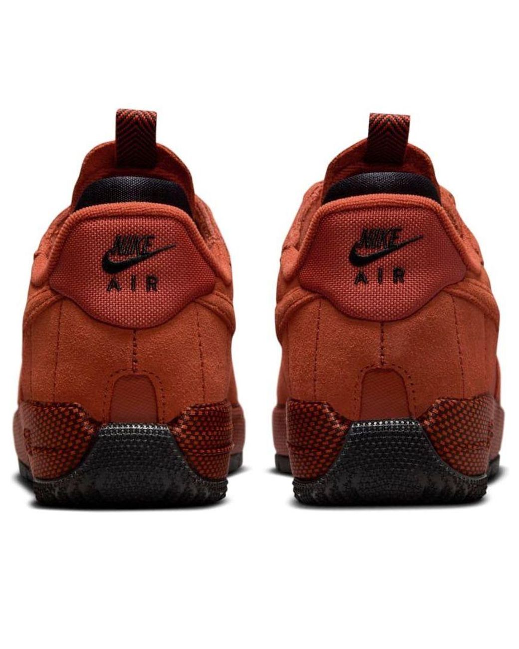 Nike Red (Wmns) Air Force 1 Wild 'Rugged'