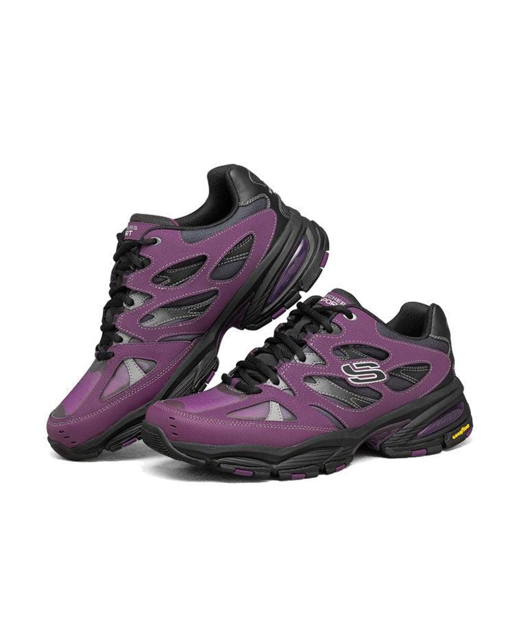 Skechers Purple Vigor 3.0 Running Shoes for men