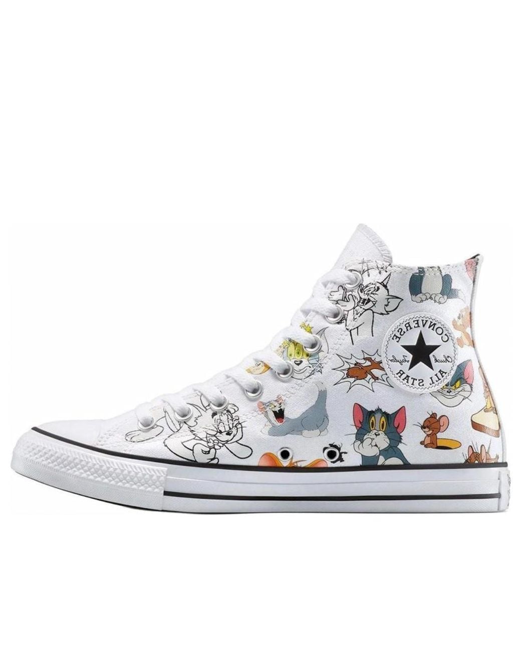 Converse White X Tom & Jerry Chuck Taylor All Star High for men
