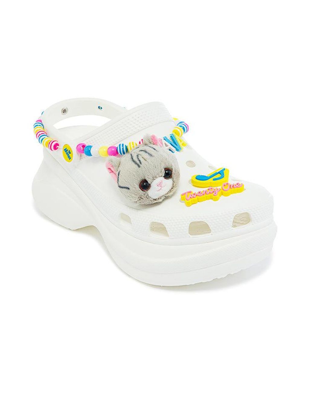 CROCSTM White (Wmns) Nana With Room1042 X Cat Sports Sandals