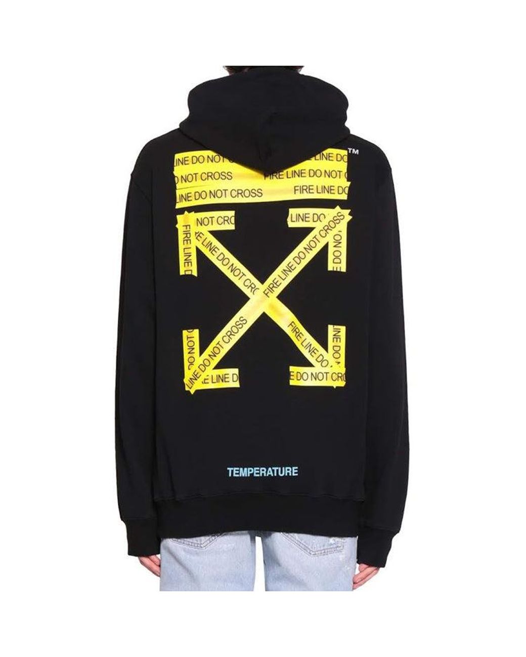 Off white firetape crewneck top