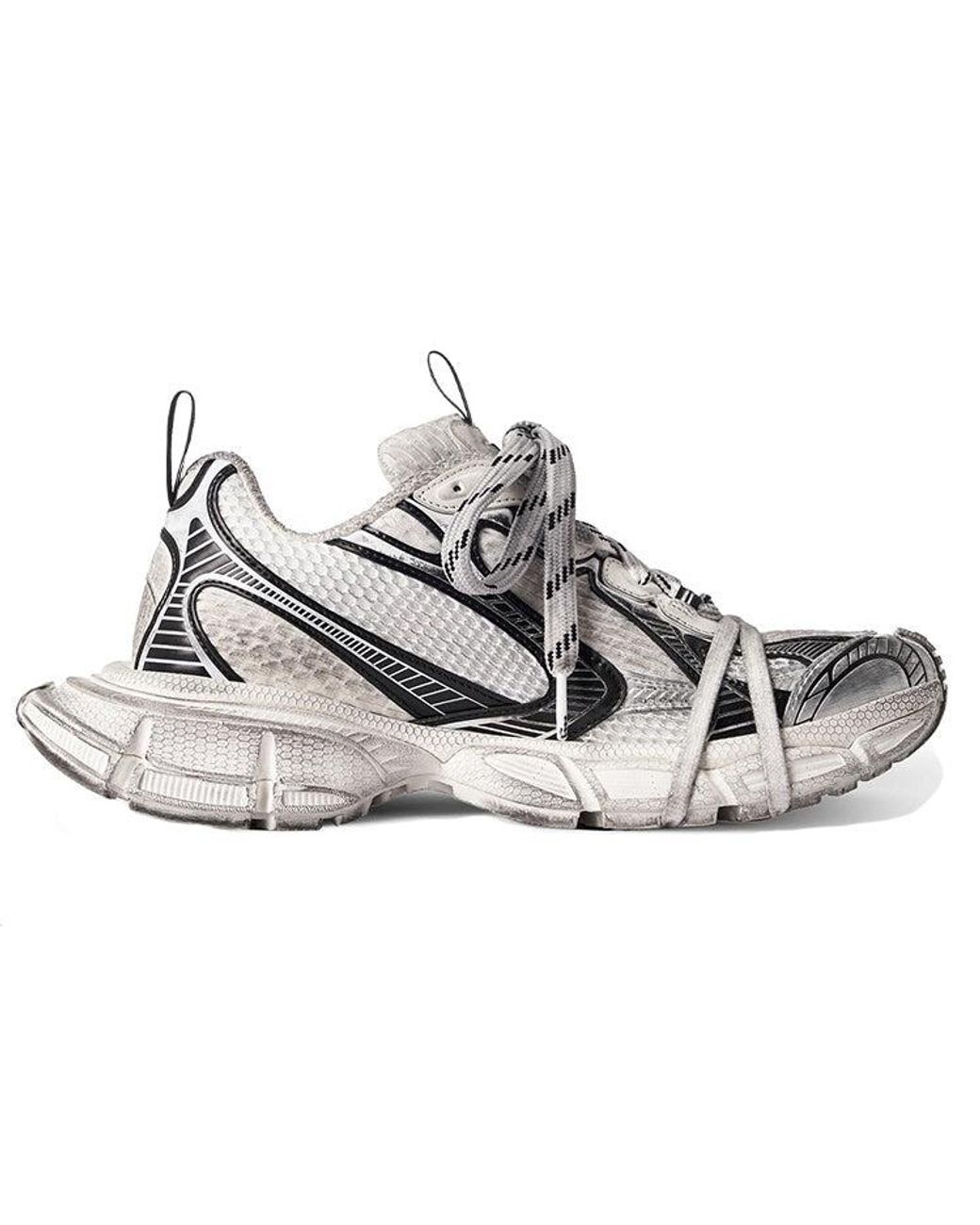 Balenciaga White 3xl Panelled Sneakers for men