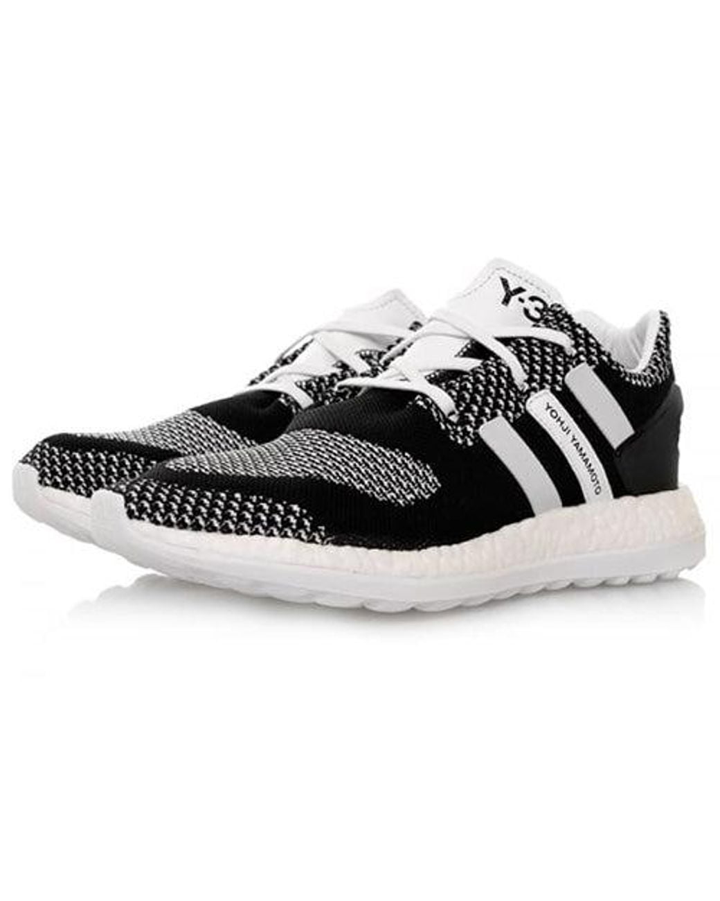 Adidas Black Y-3 Pureboost Zg Primeknit 'Core' for men
