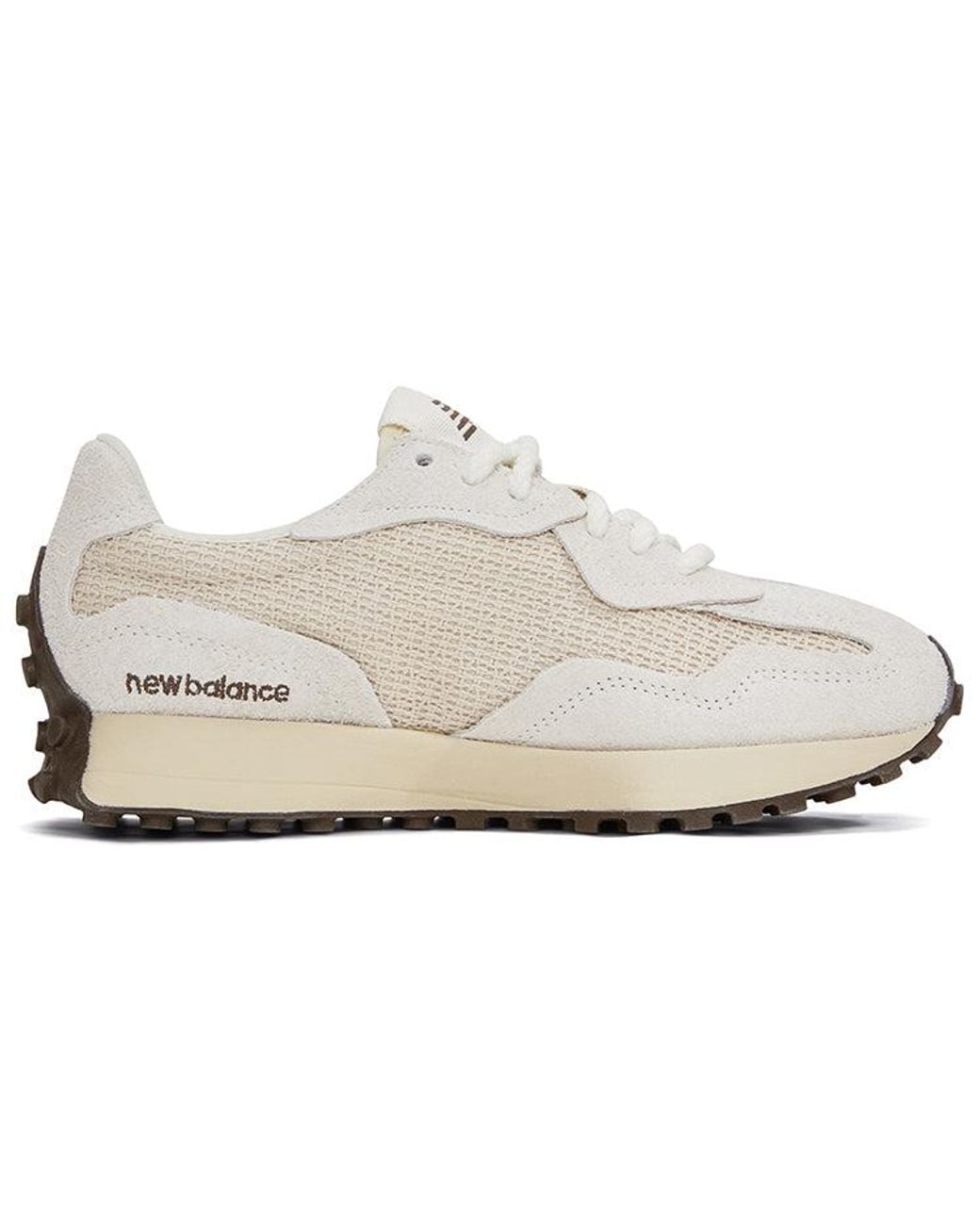 New Balance White 327 Vanilla' for men