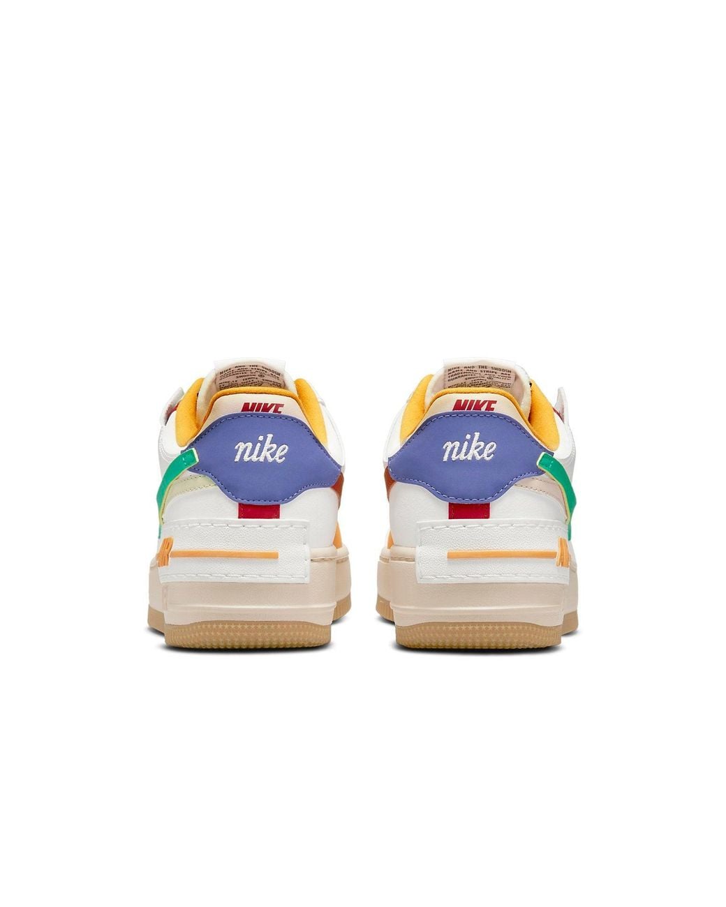 Nike White (Wmns) Air Force 1 Shadow
