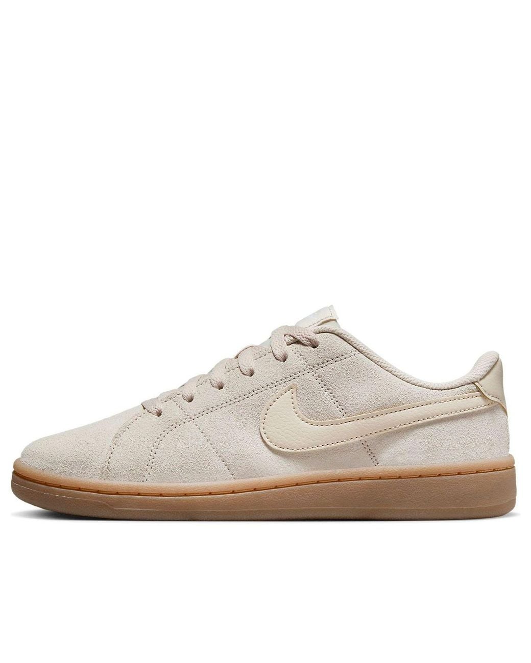 Nike White (Wmns) Court Royale 2 Suede 'Light Orewood'