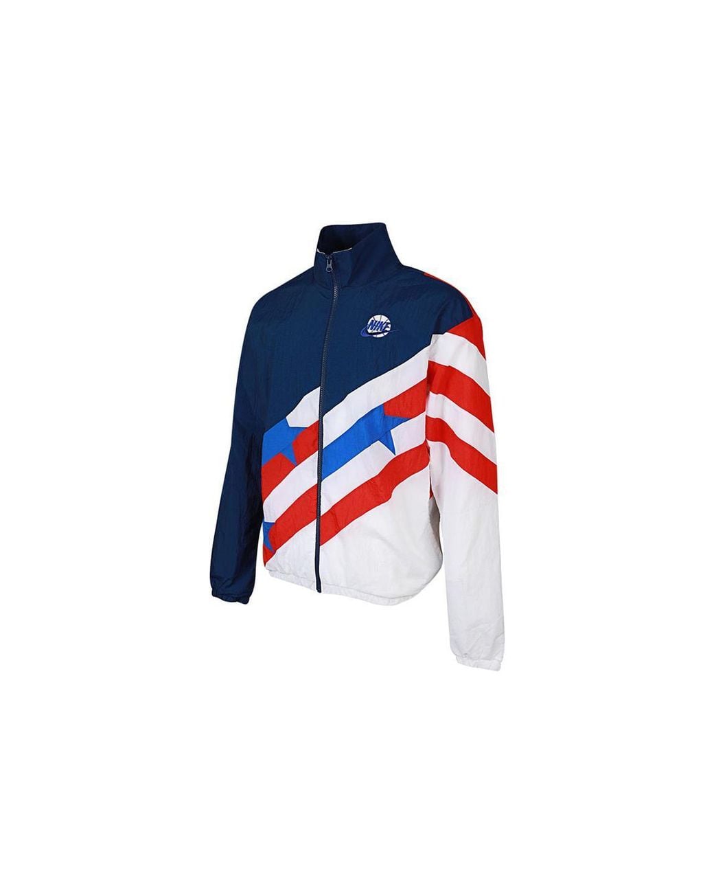 Nike Blue As Nk Throwback Jkt Jacket Wvn Void for men