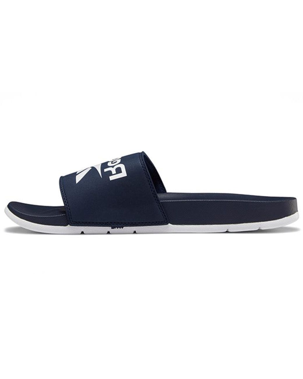 Reebok Blue Comfort 2.0 Slides 'Collegiate' for men