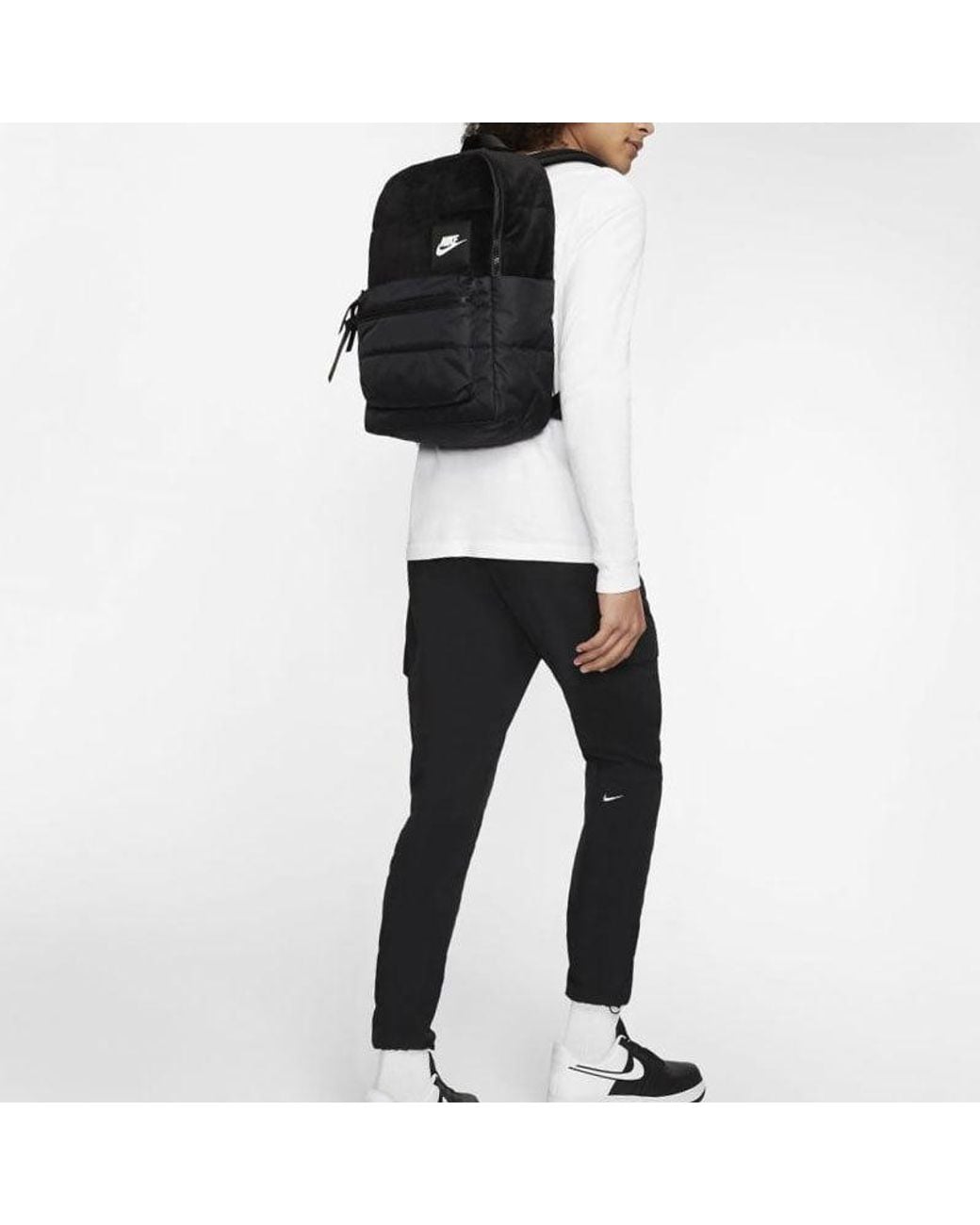 Nike Black Heritage Winterized Backpack for men