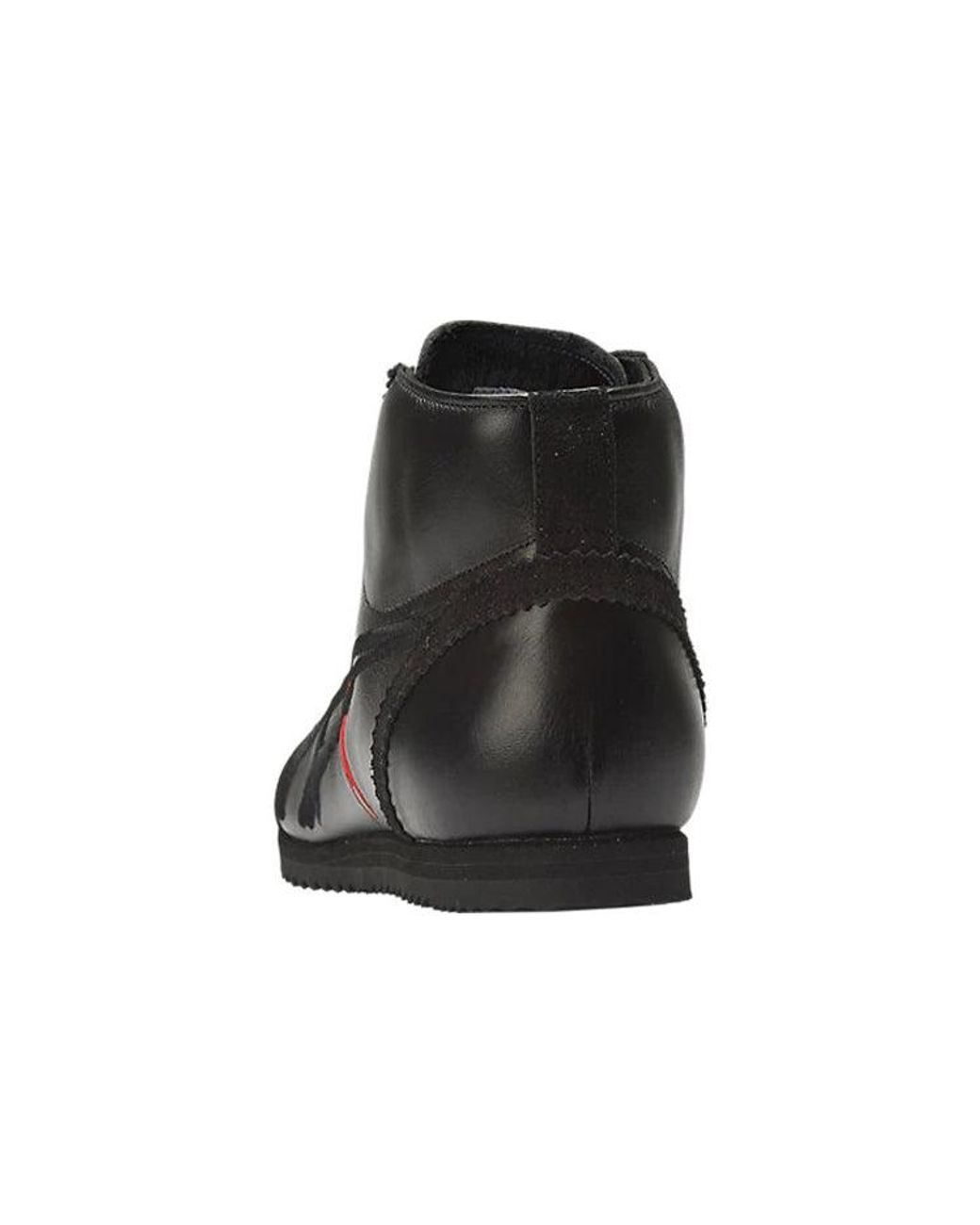 Onitsuka Tiger Black Mexico Mid Runner Dx Leather' for men