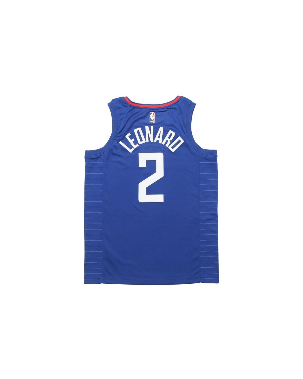 Nike Blue Nba Sports Basketball Jersey Sw Fan Edition Los Angeles Clippers Leonard 2 for men