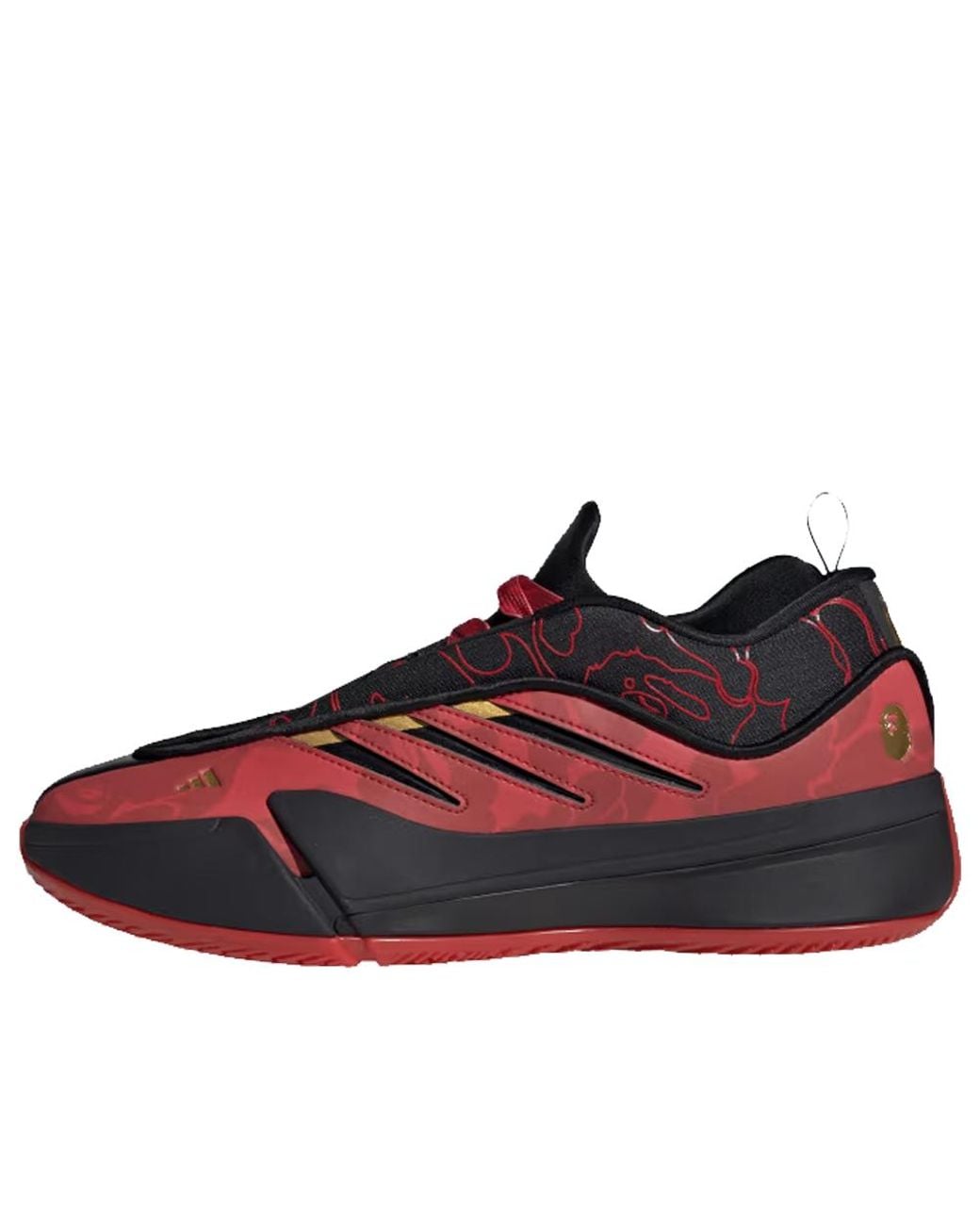 Adidas Red X A Bathing Ape Dame 9 'Better Scarlet' for men