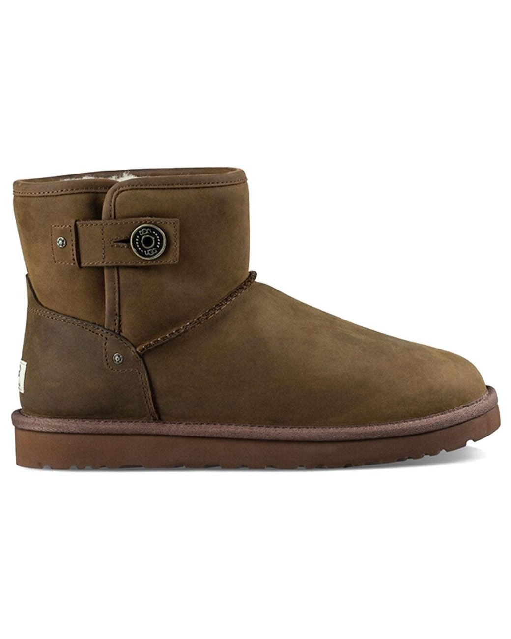 Ugg Brown M Beni Fleece Lined Snow Boots for men