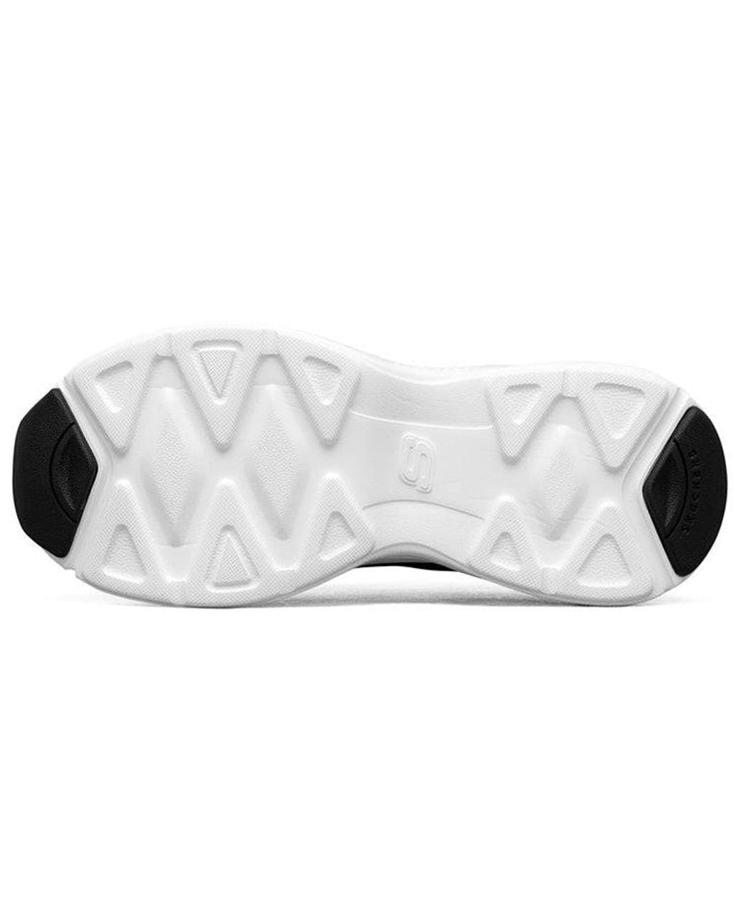 Skechers White (Wmns) D'Lites Airy Low-Top Running Shoes
