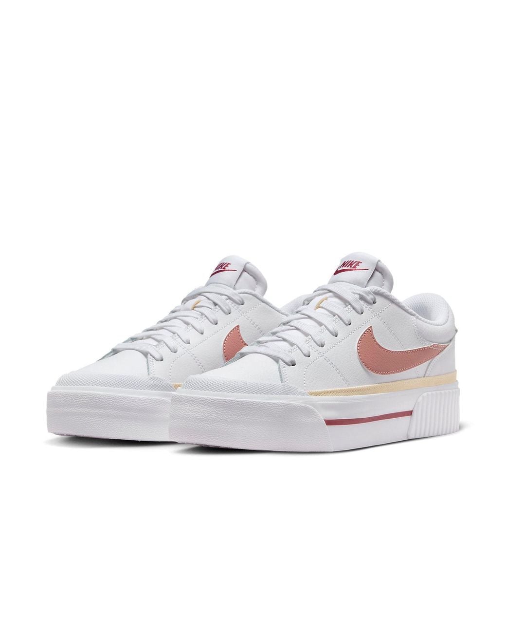 Nike White (Wmns) Court Legacy Lift Guava Ice'