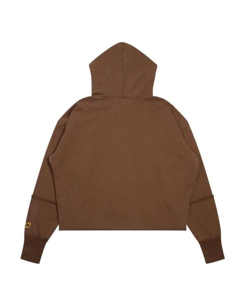 Drew House Brown Mascot Deconstructed Hoodie for men