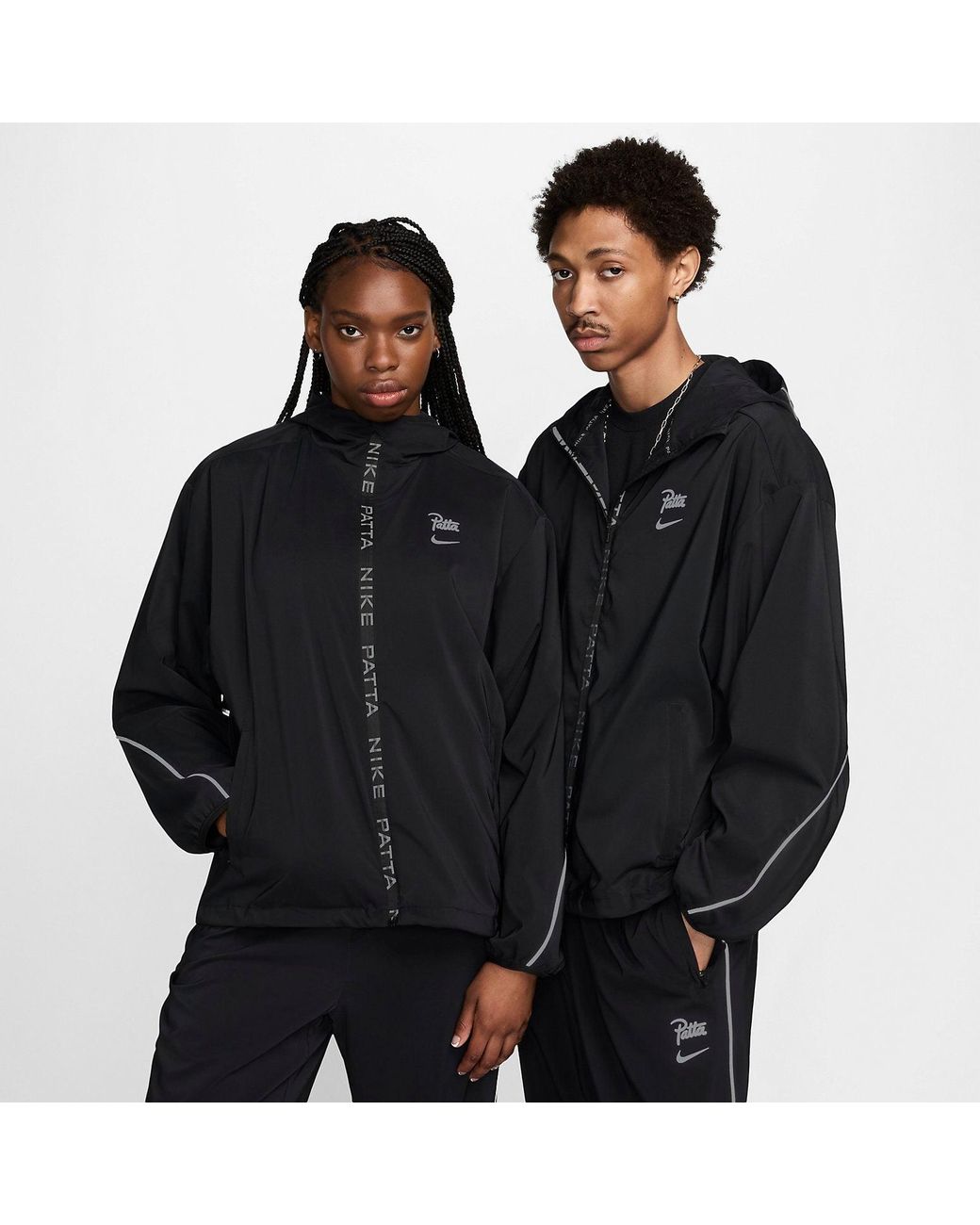 Nike Black X Patta Ss24 Full Zip Jacket for men