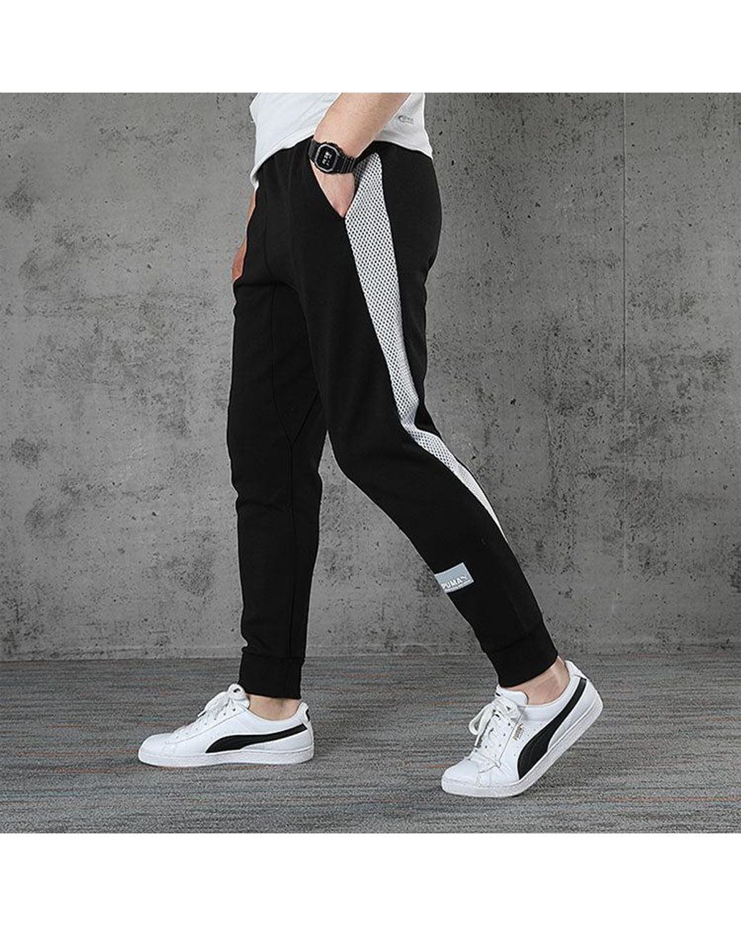 PUMA Black Avenir Pants for men