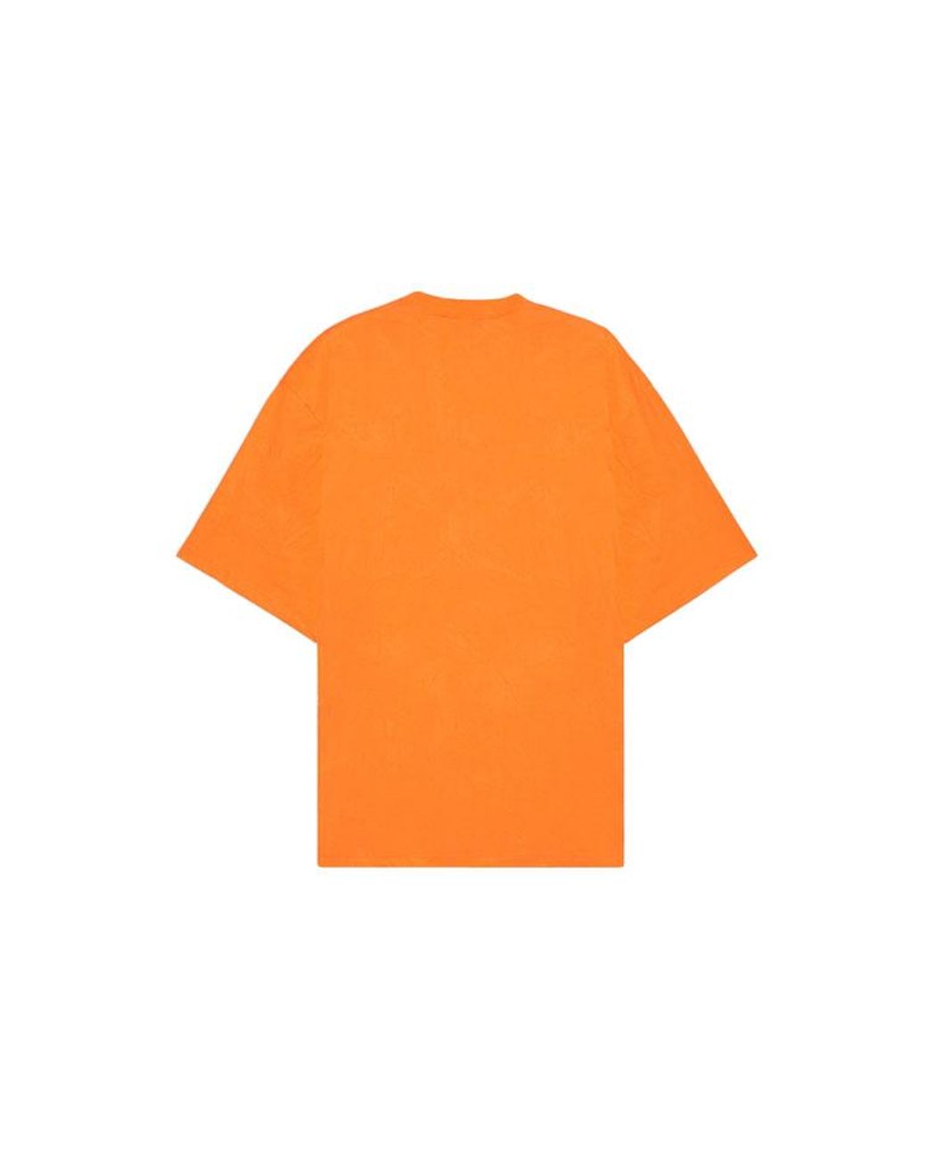 Balenciaga Orange Languages Logo T-Shirt for men