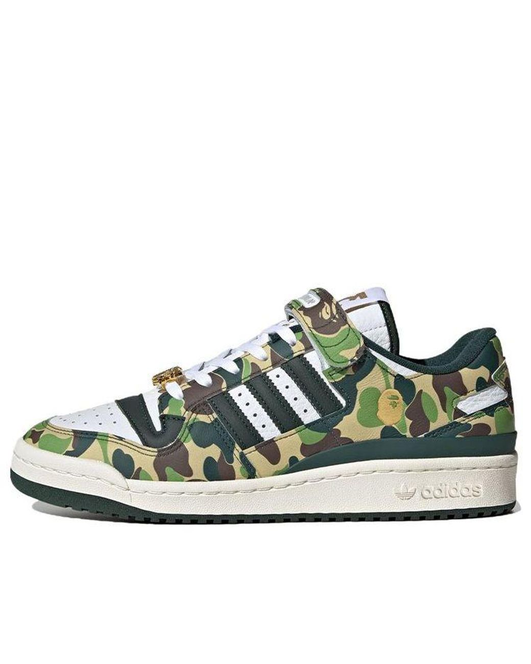 adidas Forum Low X Bape '30th Anniversary - Green Camo' in Blue for Men |  Lyst
