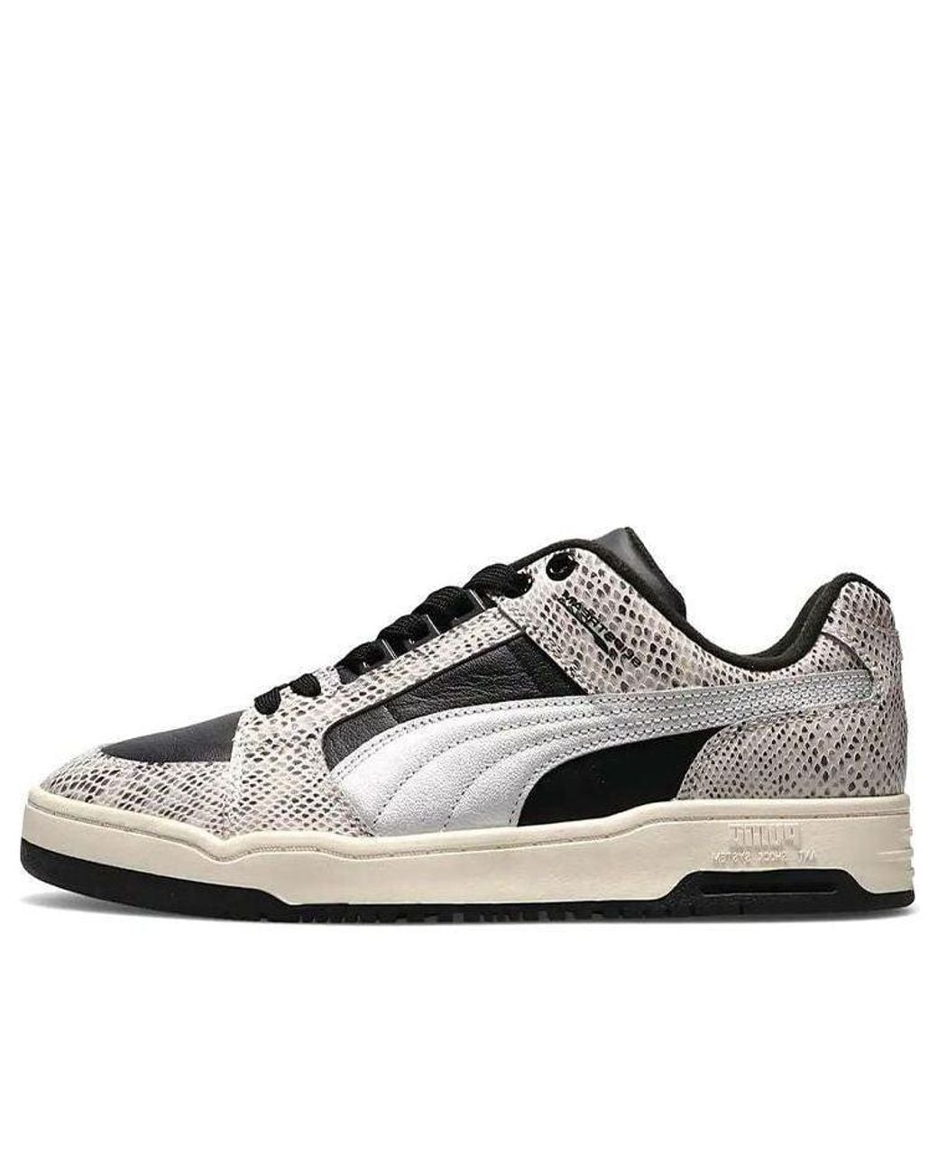 PUMA White Slipstream Low Retro Snake for men