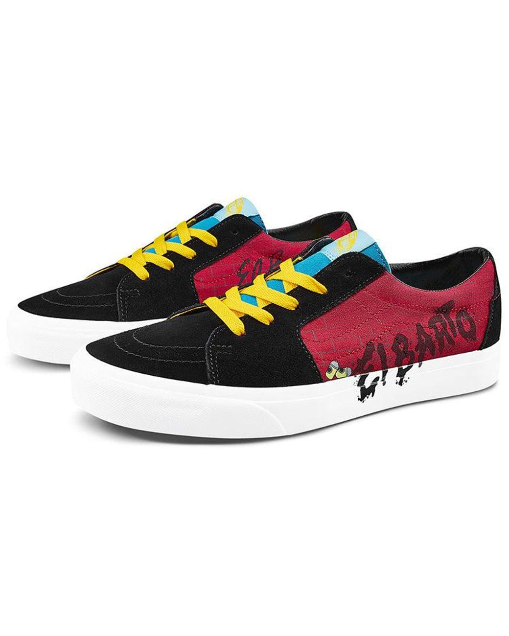 Vans Red The Simpsons X Sk8-Low 'El Barto' for men