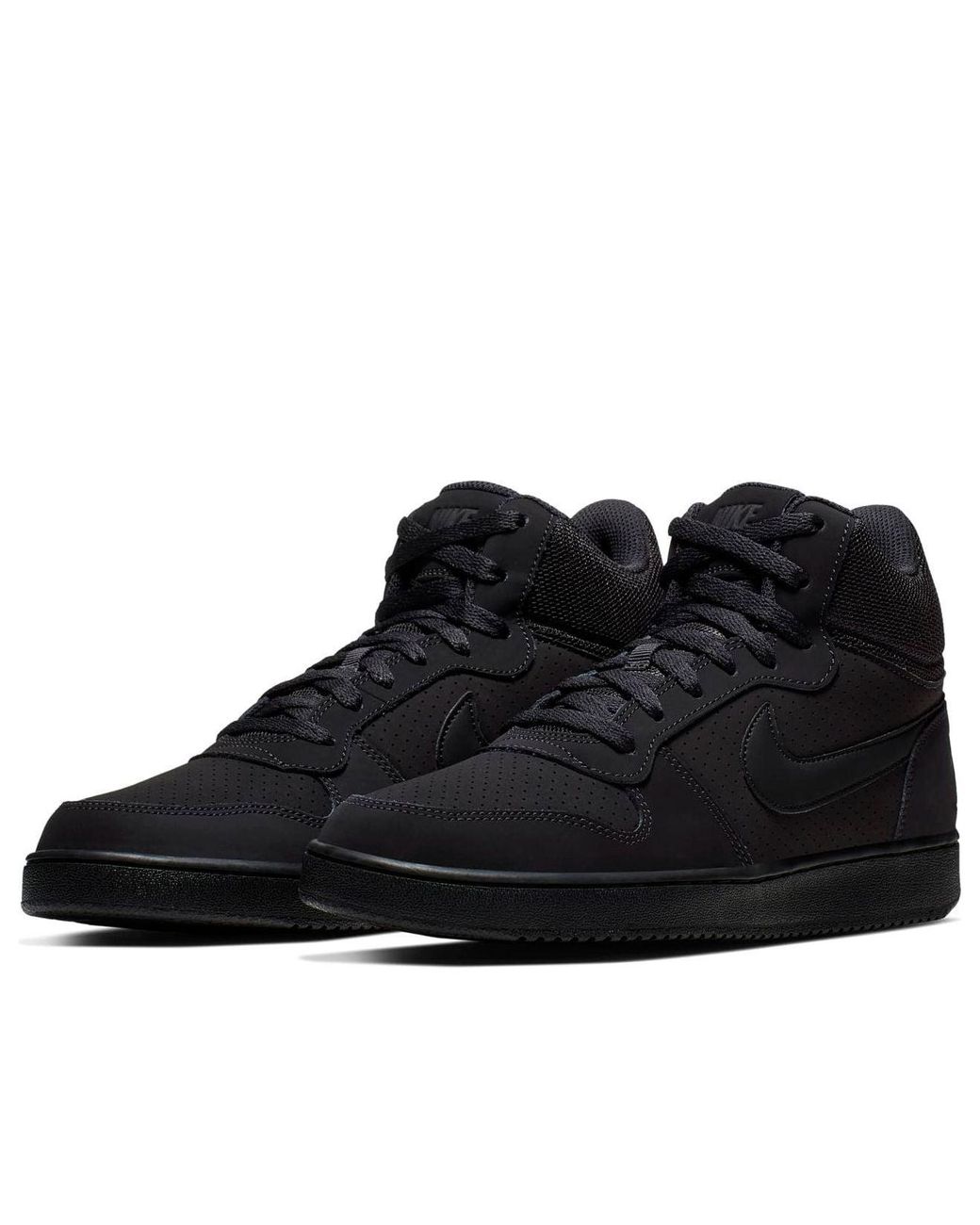 Nike Black Court Borough Mid for men